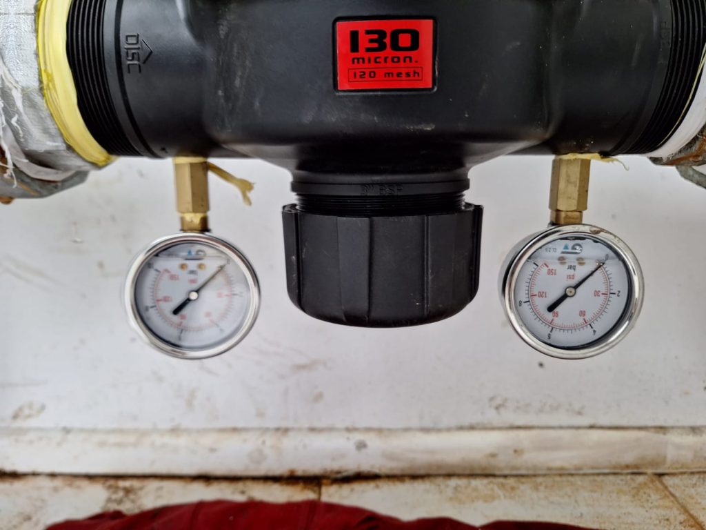 Filtro, posición y micron