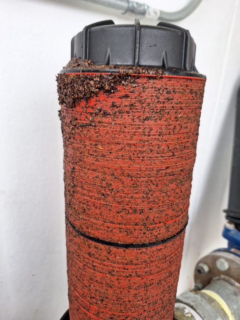 Filtro, realizando su función